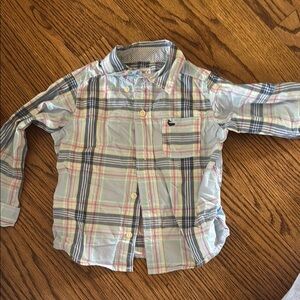 Carter's Blue and Pink Button Down Shirt Casual Style